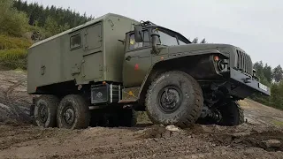 Урал 4320, ГАЗ 66 и ИФА. Ural 4320, GAZ 66und IFA. покатушки в Fürstenau Offroad