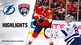 NHL Highlights | Lightning @ Panthers 12/10/19