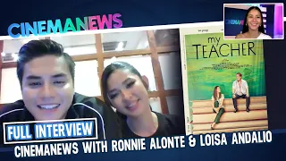 FULL INTERVIEW: CinemaNews with Ronnie Alonte & Loisa Andalio | Cinema One