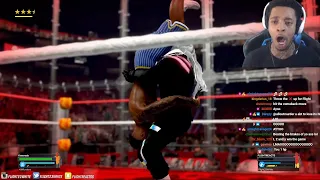 FlightReacts 1st Time Playing WWE 2K23 & This Happened!