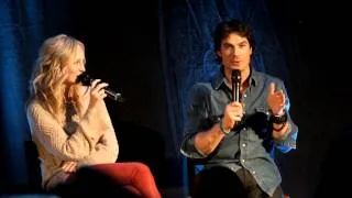 BNCE 2013 Candice Accola + Ian Somerhalder about ships