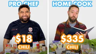 $335 vs $18 Chili: Pro Chef & Home Cook Swap Ingredients | Epicurious