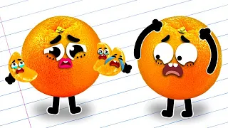 AUCH! Funny Parenting Struggles Of Talkative Fruits || Everything Is Better With Doodles