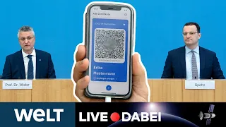 Digitaler Impfpass: SPAHN & WIELER zum Start von CovPass | WELT LIVE DABEI