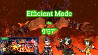 【DFFOO】Divine Ifrit Lufenia+{9'57" Efficient Mode}