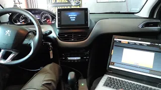 Reparación de sensores de estacionamiento y escaneo de Peugeot 208