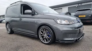 vw caddy mk5 sportline edition r modified Lowered alloys splitter sidebars spoiler leather