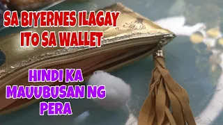 BIYERNES ILAGAY ITO SA WALLET HINDI KA MAUUBUSAN NG PERA-APPLE PAGUIO1