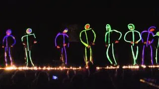 North Coventry talent show finale... glowstick men
