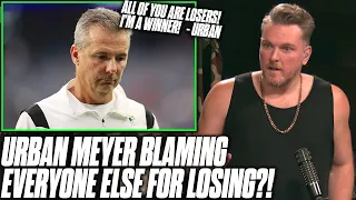 Urban Meyer Is Blaming Everyone Else For Jaguars Being Terrible Reportedly  | Pat McAfee Reacts