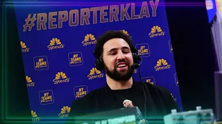 Reporter Klay Confrontation With Steph Curry After Postgame