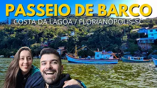 "TA EAE" Ep. 24 - PASSEIO DE BARCO NA COSTA DA LAGOA DA CONCEIÇÃO - FLORIANÓPOLIS SC