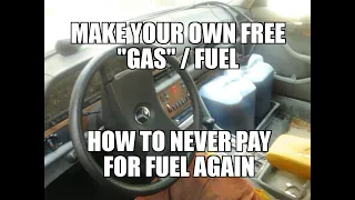 NEVER PAY for GAS / FUEL AGAIN!! make your own fuel! run your car off of waste cooking oil part2of2