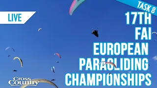 17th FAI European Paragliding Championships: Task 8 Live Stream