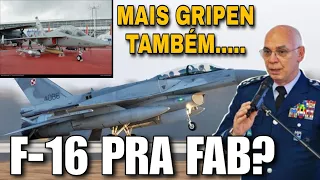 F-16 PARA O BRASIL!? FAB QUER OUTRO CAÇA