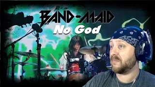 BAND-MAID / No God (LIVE) Reaction | Metal Musician Reacts