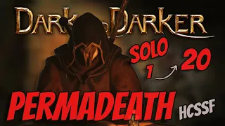 SOLO PERMADEATH FULL WARLOCK GAMEPLAY 1-20 - Dark and Darker