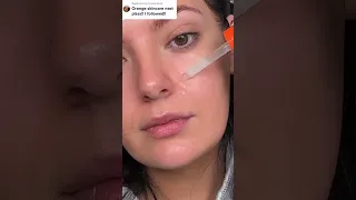 Orange skincare routine 🧡 #skincare #skincareroutine #skin #pov