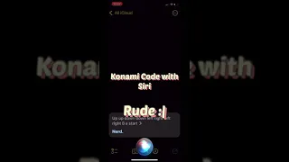 Konami Code with Siri