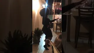 Amara La Negra dancing with her Mom