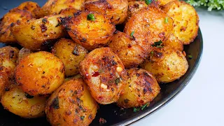 Most Crispy Chilli Lemon Cilantro Roasted Potatoes Recipe| Best I ever had!!