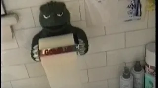 Godzilla toilet roll dispenser