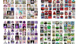 500+Spiderman Cake,Football Cake, Unicorn Cake And Purple Doll Cake Designs Photos Collection Video