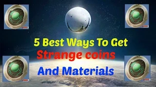 Destiny How to get more strange coins and materials farm