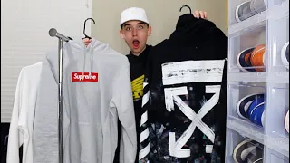 16 YEAR OLD’s $15,000 CLOTHING COLLECTION!!! (Off-White, Gucci, Supreme, etc...)