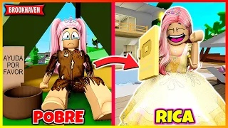 DE POBRE A RICA SIENDO YOUTUBER 🤑 BROOKHAVEN RP ROBLOX (Historias de roblox)