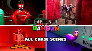 All Chase Scenes - Garten of Banban (1,2,3,4,6,7)