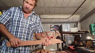 Guitar making:andy evans. Part 13.carving neck.