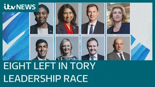 Eight Tory MPs progress to next round in race to replace Prime Minister Boris Johnson | ITV News