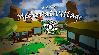 MEDIEVAL VILLAGE | #SCAPE3D LOWPOLY ANIMATION SCENE