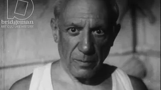 Misfit History Pablo Picasso at work original footage