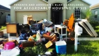 Tenants And Advocates Blame Landlords For Affordable Housing Crisis