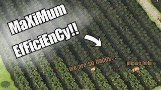 Using ILLEGAL Farming Techniques in Timberborn!