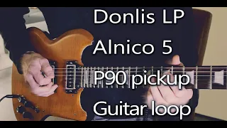 Guitar Loop - Donlis Alnico 5 LP *P90* pickup (Humbucker form factor)