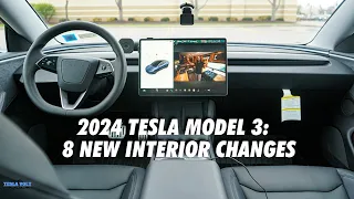 2024 Tesla Model 3: 8 New Interior Changes!