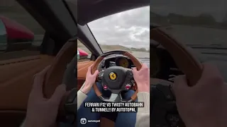 Ferrari F12 740HP V12 on Autobahn! #shorts