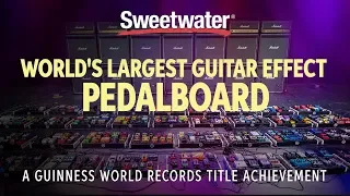 World's Largest Guitar Effect Pedalboard 🎸 | A GUINNESS WORLD RECORDS™ TITLE ACHIEVEMENT