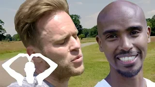 Mo BREAKS Olly Murs In A Training Session! | Mo Farah