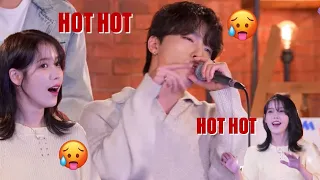 SEVENTEEN's 'HOT' Band Ver. on IU's Palette