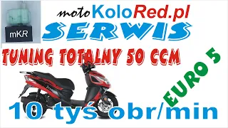 Tuning totalny skutera 50 ccm, EURO 5. Rozblokowanie skutera i nie tylko.