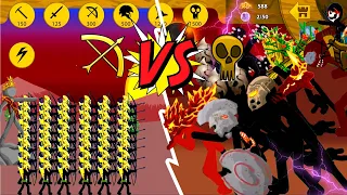 Army 9999 Golden Archidon Vs All 9999 Final Boss 💖Stick War Legacy Hack 💖 Update All Levels Mission