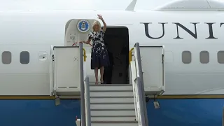 US First Lady Jill Biden arrives in Slovakia | AFP