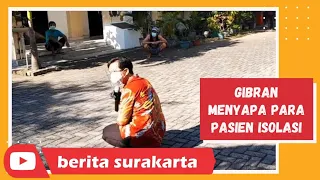 Sudah Sembuh, Gibran Kunjungi Tempat Isolasi Terpusat Dampingi Panglima TNI