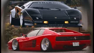 LAMBORGHINI COUNTACH VS FERRARI TESTAROSSA -||- Versus Series