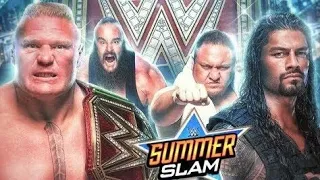 Brock vs Roman vs Braun vs Samoa Joe-Fatal 4 way match for Universal championship Summerslam 2017