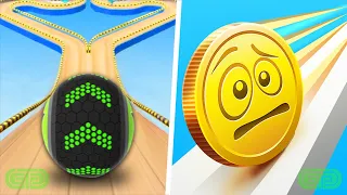 Going Balls 🤓🤓 Coin Rush NEW UPDATE iOS,Android Mobile Gameplay ALL Levels